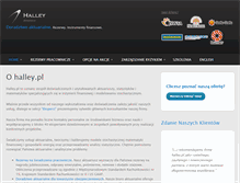 Tablet Screenshot of halley.pl